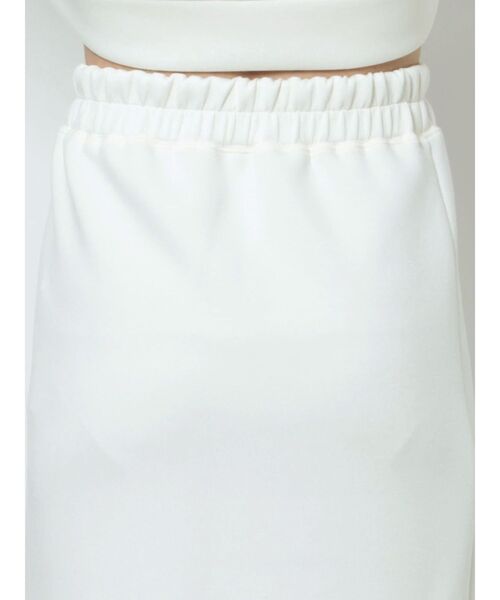 MURUA(ムルーア)の「ロゴスリットスカート(スカート・レディース・アイボリー/ブラック・FREE)」の17枚目の写真