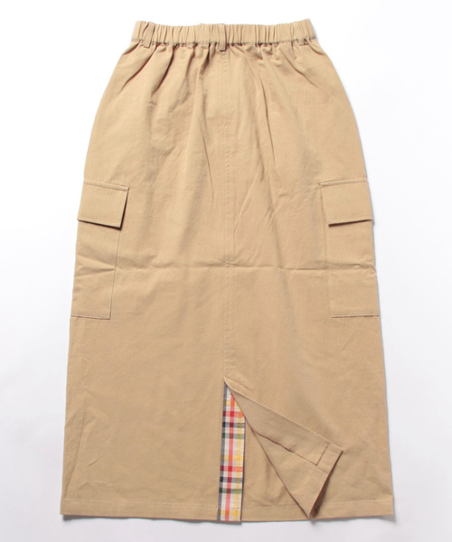 Arnold Palmer(アーノルドパーマー)の「コットン チノ カーゴ スカート(スカート・レディース・カーキ/ベージュ・S/M/L)」の5枚目の写真