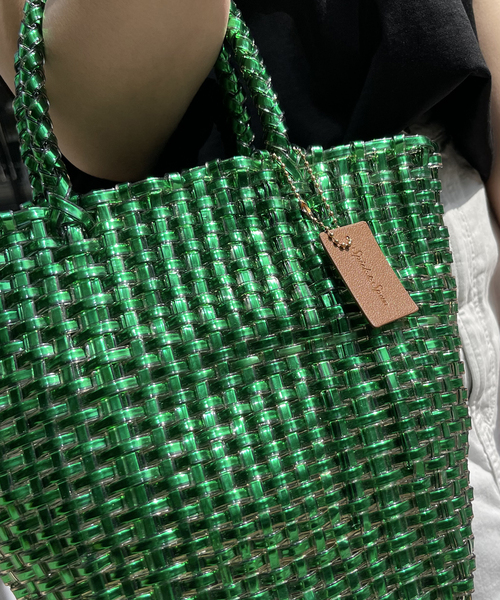 Spick & Span（スピックアンドスパン）の「Spick & Spanメタリックメルカドバッグ（ハンドバッグ・レディース・ゴールド/グリーン・FREE）」の7枚目の写真