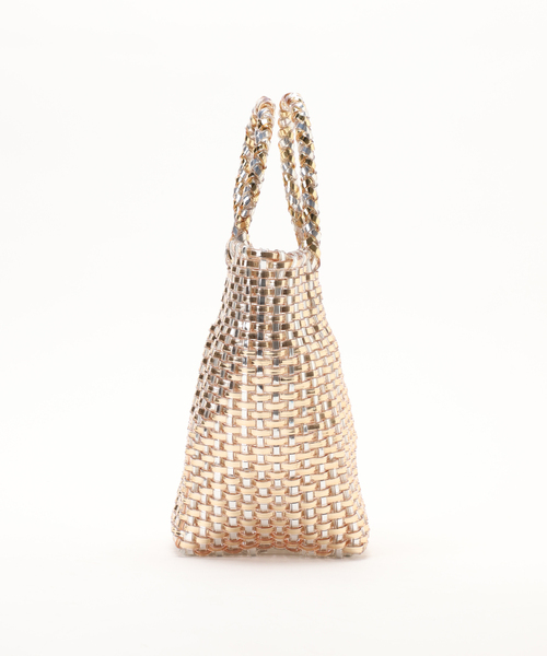 Spick & Span（スピックアンドスパン）の「Spick & Spanメタリックメルカドバッグ（ハンドバッグ・レディース・ゴールド/グリーン・FREE）」の3枚目の写真