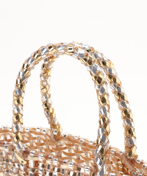 Spick & Span（スピックアンドスパン）の「Spick & Spanメタリックメルカドバッグ（ハンドバッグ・レディース・ゴールド/グリーン・FREE）」の14枚目の写真