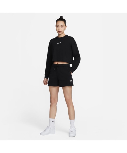 NIKE(ナイキ)の「NIKE AS W NSW AIR FLC MR SHORT ウィメンズ ナイキスポーツウェア エア フリース ミッドライズ ショート(その他パンツ・レディース・ブラック・M/S/L/XL)」の8枚目の写真