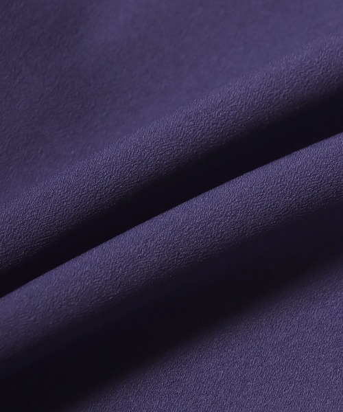 ANPAS（アンパス）の「Amunzen  Oversized Color Switching Design Shirt/梨地 オーバーサイズ バイカラー ストライプ クレリック シャツ（シャツ/ブラウス・メンズ・グレー系その他/パープル/ブラック系その他/ブラック系その他2/グリーン系その他/ライトグレー・LL/M/L）」の11枚目の写真