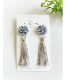 【Hi-na】つぶビーズ×タッセル(MA)