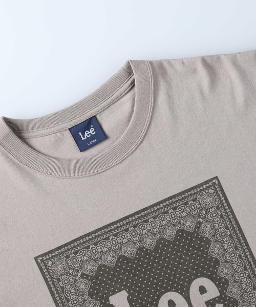 Lee(リー)の「【Lee】バンダナボックスロゴT(Tシャツ/カットソー・メンズ・ベージュ・L/XL/M)」の6枚目の写真