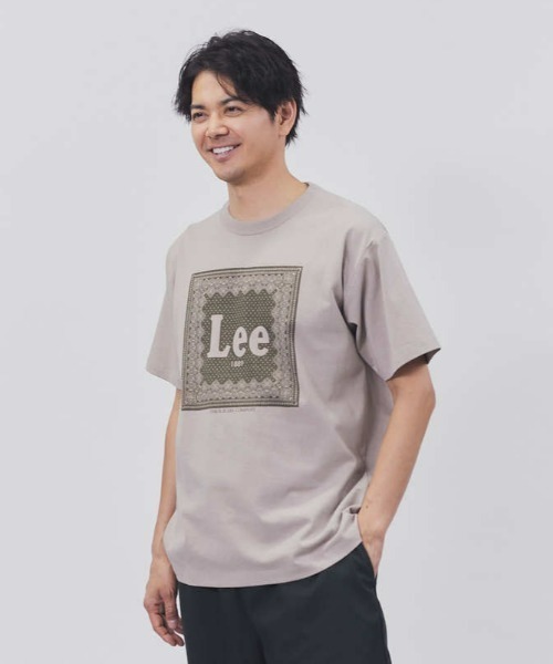 Lee(リー)の「【Lee】バンダナボックスロゴT(Tシャツ/カットソー・メンズ・ベージュ・L/XL/M)」の12枚目の写真