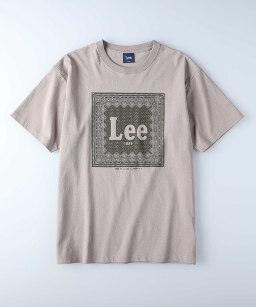 Lee(リー)の「【Lee】バンダナボックスロゴT(Tシャツ/カットソー・メンズ・ベージュ・L/XL/M)」の15枚目の写真