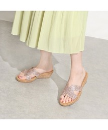 Realta | Realta(レアルタ)らくふわやわらかソールビジューウェッジサンダル(サンダル)