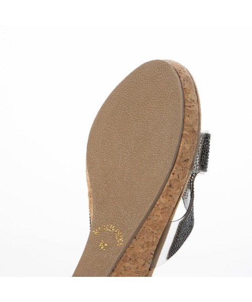 Realta（レアルタ）の「Realta(レアルタ)らくふわやわらかソールビジューウェッジサンダル（サンダル・レディース・シルバー/ブラック/ピンク・LL/M/S/L）」の18枚目の写真