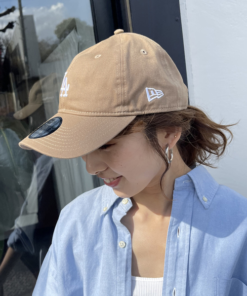 NEW ERA（ニューエラ）の「【NEW ERA / ニューエラ】MLB 9TWENRY Cloth Strap（キャップ・レディース・ネイビー/ベージュ/グリーン/ブルー・FREE）」の5枚目の写真