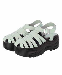 最終値下‼️X-girl サンダル 24cm未使用 X-girl 「X-girl」 フラットサンダル 24.0cm ブラック