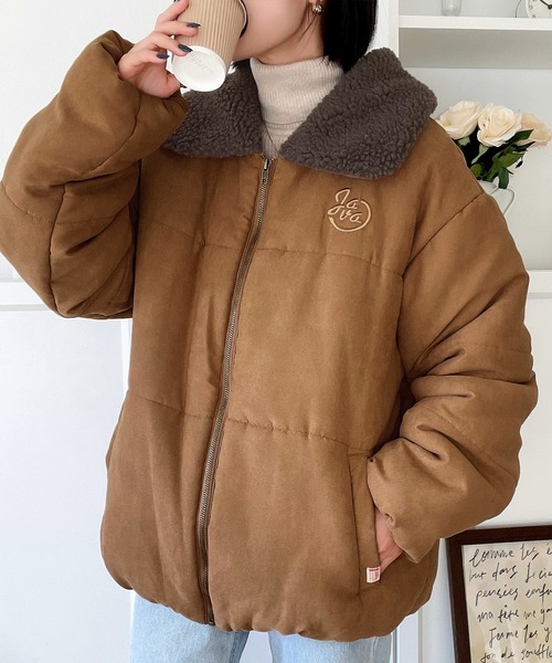 Java（ジャバ）の「《Javaジャバコラボ》ふっくらBigカラー。襟ボア