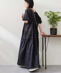 CIAOPANIC TYPY | 麻混3WAYティアードワンピース(ワンピース)