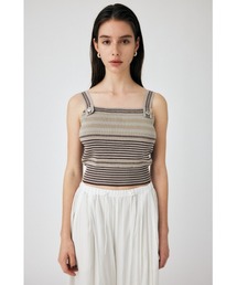 STRAP BUTTON BORDER タンクトップ
