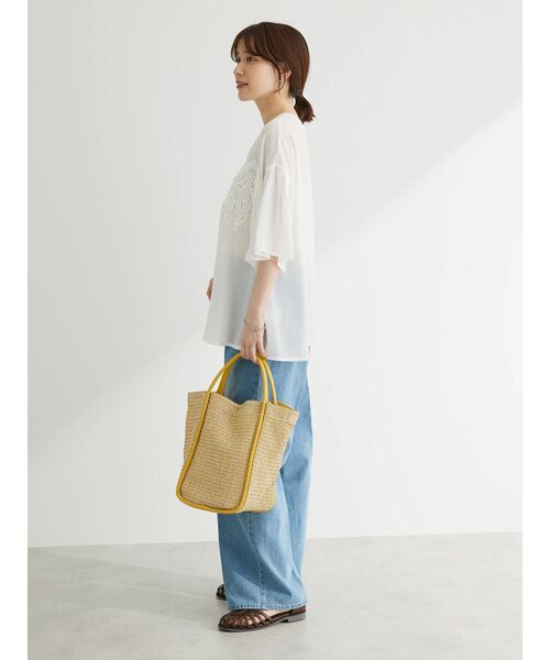 ELENCARE DUE（エレンカーレデュエ）の「・ELENCARE　DUE　ケミカルレースブラウス（シャツ/ブラウス・レディース・オフホワイト/ブルー/ブラック・FREE）」の6枚目の写真