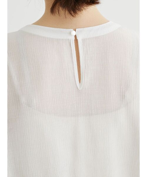 ELENCARE DUE（エレンカーレデュエ）の「・ELENCARE　DUE　ケミカルレースブラウス（シャツ/ブラウス・レディース・オフホワイト/ブルー/ブラック・FREE）」の12枚目の写真