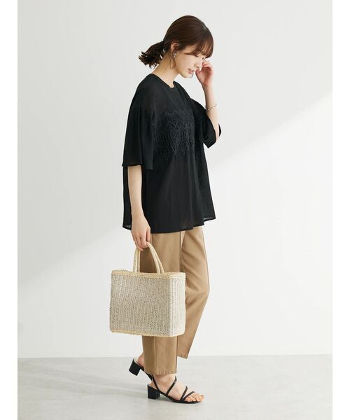 ELENCARE DUE（エレンカーレデュエ）の「・ELENCARE　DUE　ケミカルレースブラウス（シャツ/ブラウス・レディース・オフホワイト/ブルー/ブラック・FREE）」の14枚目の写真