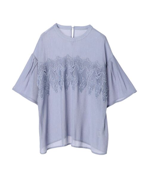 ELENCARE DUE（エレンカーレデュエ）の「・ELENCARE　DUE　ケミカルレースブラウス（シャツ/ブラウス・レディース・オフホワイト/ブルー/ブラック・FREE）」の18枚目の写真