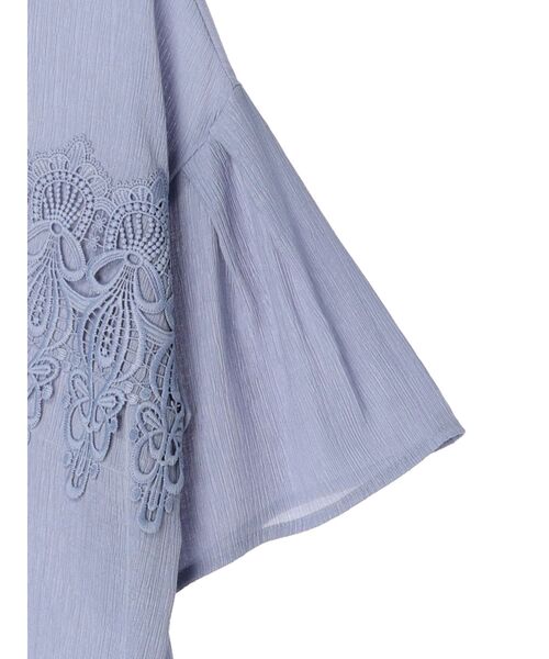 ELENCARE DUE（エレンカーレデュエ）の「・ELENCARE　DUE　ケミカルレースブラウス（シャツ/ブラウス・レディース・オフホワイト/ブルー/ブラック・FREE）」の21枚目の写真