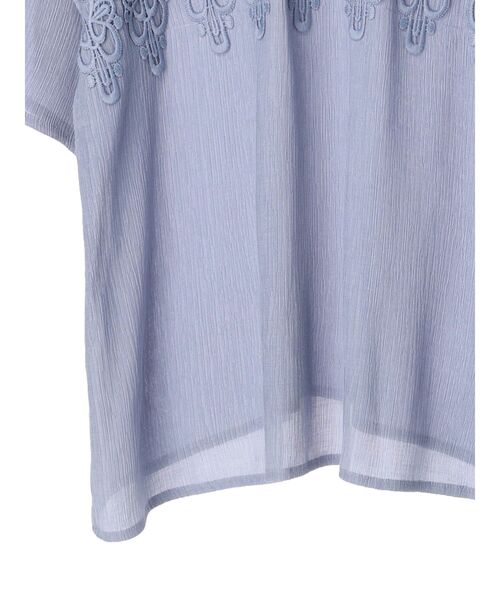 ELENCARE DUE（エレンカーレデュエ）の「・ELENCARE　DUE　ケミカルレースブラウス（シャツ/ブラウス・レディース・オフホワイト/ブルー/ブラック・FREE）」の22枚目の写真