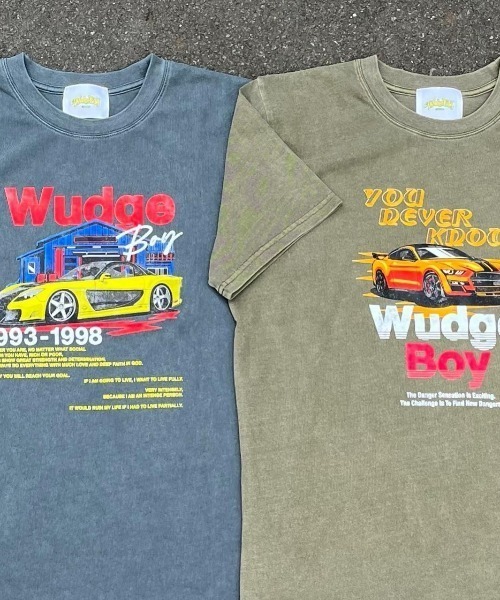 WudgeBoy（ワッジボーイ）の「WudgeBoy car pigment Tee（Tシャツ/カットソー・レディース・ブラック/カーキ・MEDIUM/LARGE）」の10枚目の写真