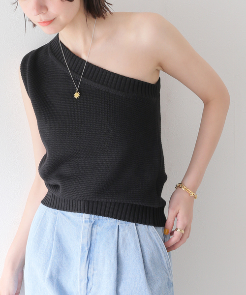 SLOBE IENA（スローブイエナ）の「ワンショルダーニットプル