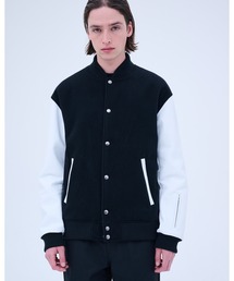 sophnet ソフネット varsity jacket スタジャン SOPH-242049-blk-01.jpg