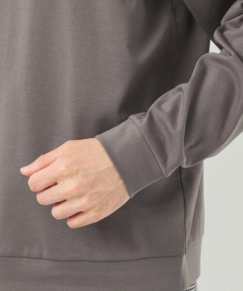 green label relaxing（グリーンレーベルリラクシング）の「L/A ポンチ タートルネック カットソー（Tシャツ/カットソー・メンズ・グレー/ブラック/ホワイト・S/M/L/XL）」の9枚目の写真