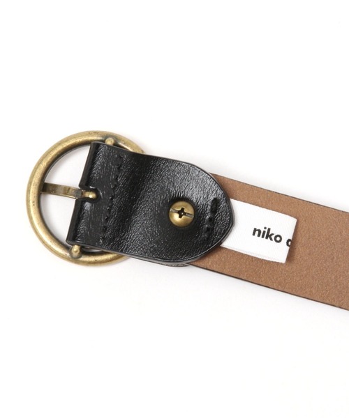 niko and...（ニコアンド）の「オリジナルハトメベルト（ベルト・レディース・ブラック/ブラウン・0）」の5枚目の写真