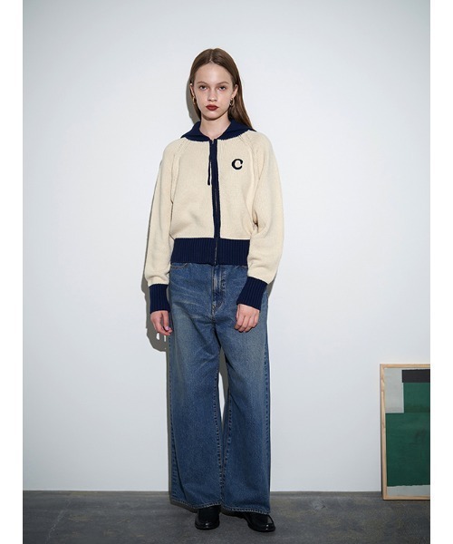 CHAROL（シャロル）の「ローウエストバギーデニムパンツ（デニムパンツ・レディース・グレー/インディゴブルー・S/M）」の6枚目の写真