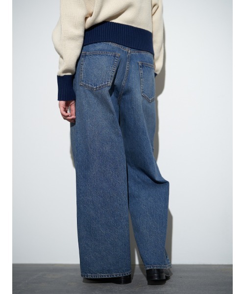 CHAROL（シャロル）の「ローウエストバギーデニムパンツ（デニムパンツ・レディース・グレー/インディゴブルー・S/M）」の7枚目の写真