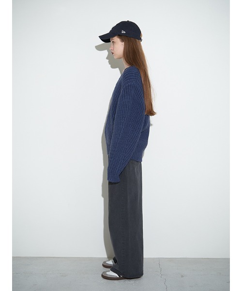 CHAROL（シャロル）の「ローウエストバギーデニムパンツ（デニムパンツ・レディース・グレー/インディゴブルー・S/M）」の9枚目の写真