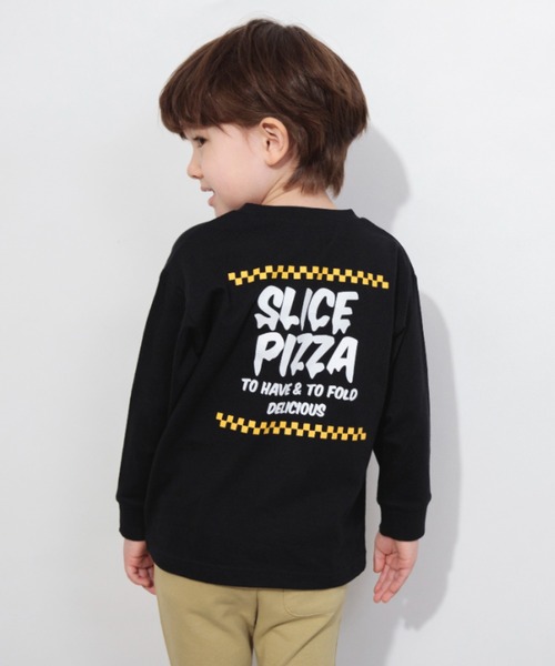 DRC branshes（ディーアールシーブランシェス）の「【WEB限定/DRC】綿100％bコレグラフィック長袖Tシャツ ロンT（Tシャツ/カットソー・キッズ・キナリ/その他7/その他4/その他2/その他5/その他9/ブルー/その他6/ホワイト/ブラック/ライトグレー/その他8/チャコールグレー/その他3/その他1/オフホワイト・100/120/130/140/150/160/110）」の5枚目の写真