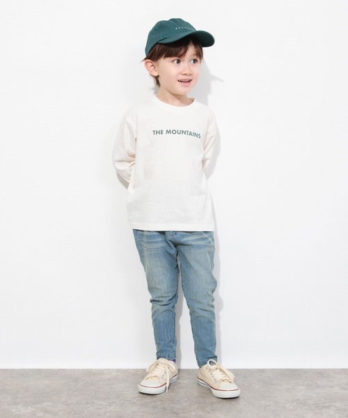 DRC branshes（ディーアールシーブランシェス）の「【WEB限定/DRC】綿100％bコレグラフィック長袖Tシャツ ロンT（Tシャツ/カットソー・キッズ・キナリ/その他7/その他4/その他2/その他5/その他9/ブルー/その他6/ホワイト/ブラック/ライトグレー/その他8/チャコールグレー/その他3/その他1/オフホワイト・100/120/130/140/150/160/110）」の18枚目の写真