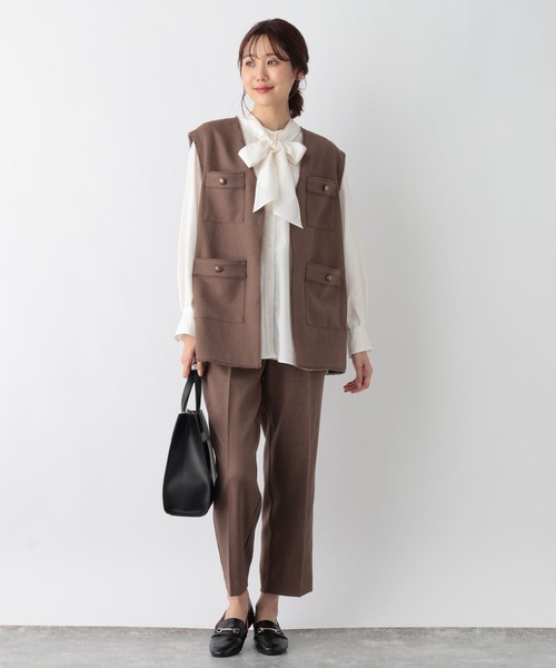 セール】2WAYボウタイシャツ/MATINEE LINE/972871（シャツ/ブラウス