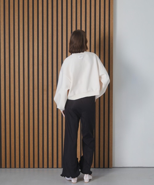 MIRO AMURETTE(ミロアミュレット)の「niwatori charm punch sweat/チャーム付きスウェット(スウェット・レディース・アイボリー/グレー・FREE)」の10枚目の写真