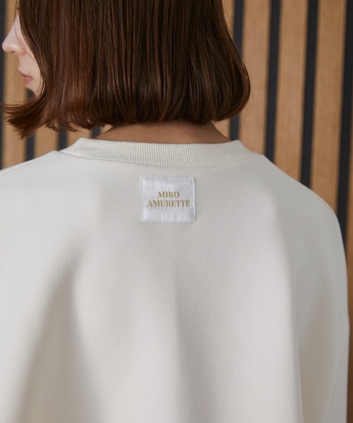MIRO AMURETTE(ミロアミュレット)の「niwatori charm punch sweat/チャーム付きスウェット(スウェット・レディース・アイボリー/グレー・FREE)」の7枚目の写真