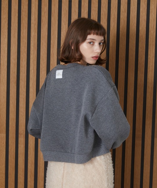 MIRO AMURETTE(ミロアミュレット)の「niwatori charm punch sweat/チャーム付きスウェット(スウェット・レディース・アイボリー/グレー・FREE)」の12枚目の写真