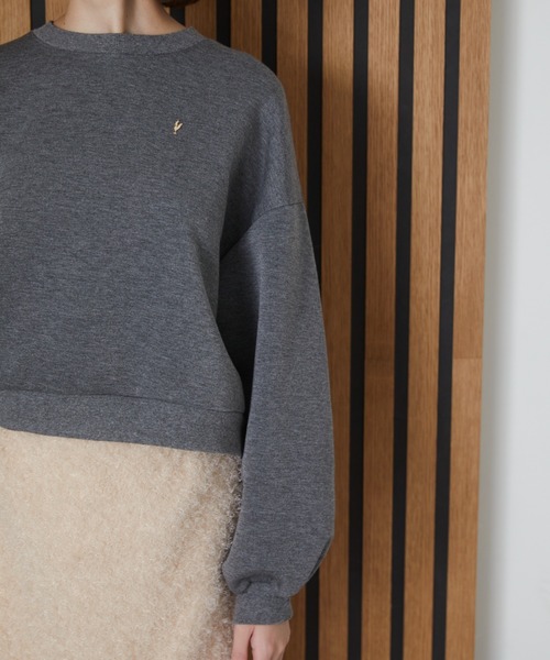 MIRO AMURETTE(ミロアミュレット)の「niwatori charm punch sweat/チャーム付きスウェット(スウェット・レディース・アイボリー/グレー・FREE)」の13枚目の写真