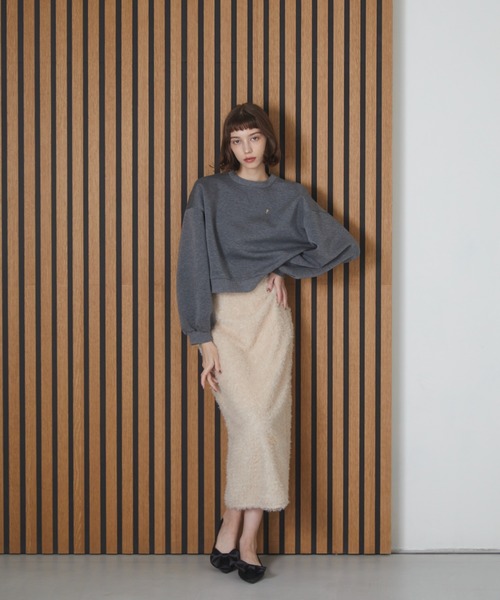 MIRO AMURETTE(ミロアミュレット)の「niwatori charm punch sweat/チャーム付きスウェット(スウェット・レディース・アイボリー/グレー・FREE)」の16枚目の写真