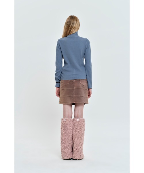 KIRSH(キルシー)の「KIRSH CHERRY BASIC TURTLE NECK T-SHIRT/キルシー チェリー タートルネックTシャツ【S】(Tシャツ/カットソー・レディース・ブルー/アイボリー/ブラック・ONE SIZE)」の6枚目の写真