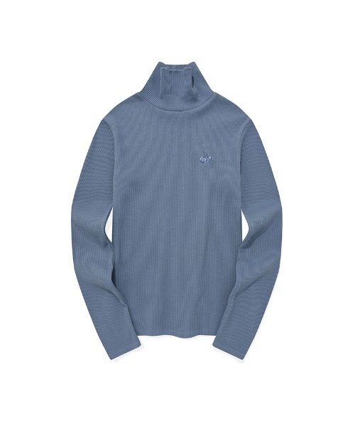 KIRSH(キルシー)の「KIRSH CHERRY BASIC TURTLE NECK T-SHIRT/キルシー チェリー タートルネックTシャツ【S】(Tシャツ/カットソー・レディース・ブルー/アイボリー/ブラック・ONE SIZE)」の9枚目の写真