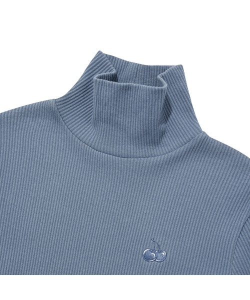 KIRSH(キルシー)の「KIRSH CHERRY BASIC TURTLE NECK T-SHIRT/キルシー チェリー タートルネックTシャツ【S】(Tシャツ/カットソー・レディース・ブルー/アイボリー/ブラック・ONE SIZE)」の10枚目の写真
