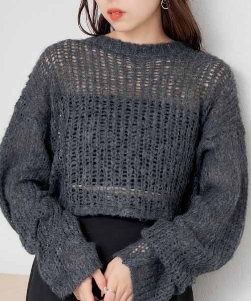 チコリ セール】透かしリボンニット（ニット/セーター）｜Chico（チコ