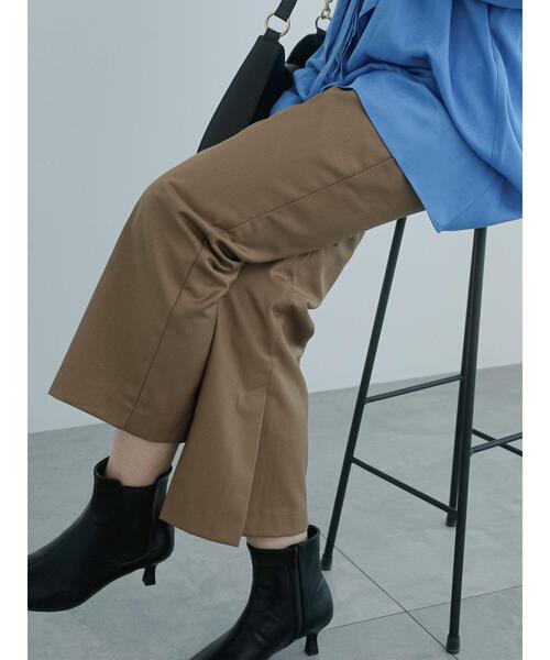 Te chichi（テチチ）の「ストレートスリットパンツ（その他パンツ・レディース・ブラック/モカ/ダークブラウン・M/S）」の10枚目の写真