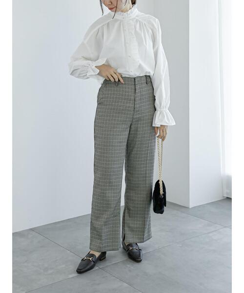 Te chichi（テチチ）の「ストレートスリットパンツ（その他パンツ・レディース・ブラック/モカ/ダークブラウン・M/S）」の7枚目の写真