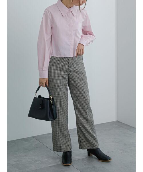 Te chichi（テチチ）の「ストレートスリットパンツ（その他パンツ・レディース・ブラック/モカ/ダークブラウン・M/S）」の5枚目の写真