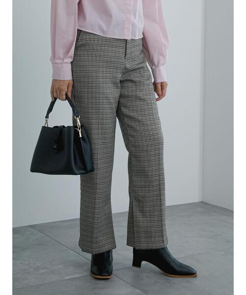 Te chichi（テチチ）の「ストレートスリットパンツ（その他パンツ・レディース・ブラック/モカ/ダークブラウン・M/S）」の4枚目の写真