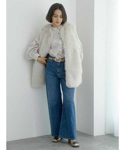 Te chichi（テチチ）の「ボリュームスリーブブラウス（シャツ/ブラウス・レディース・チャコールグレー/グリーン/グレー・F）」の9枚目の写真