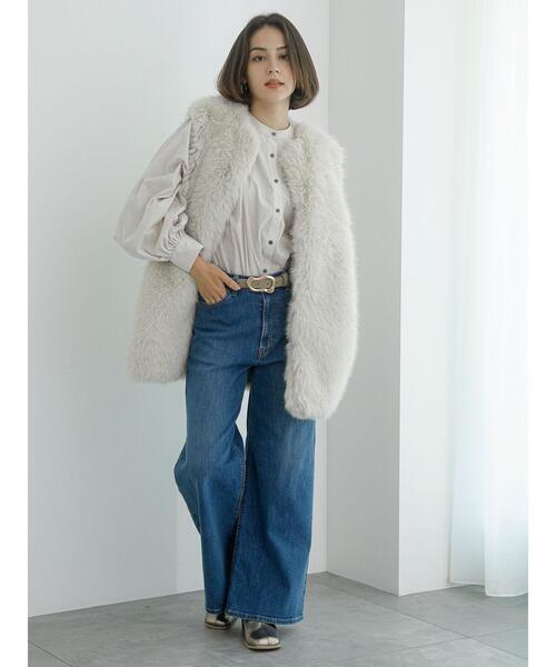 Te chichi（テチチ）の「ボリュームスリーブブラウス（シャツ/ブラウス・レディース・チャコールグレー/グリーン/グレー・F）」の10枚目の写真